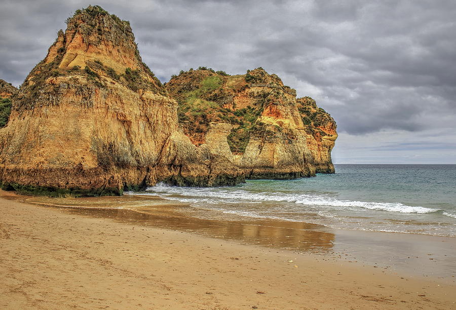 Nature Photograph - Beach Scene Alvor Portugal by Jeff Townsend