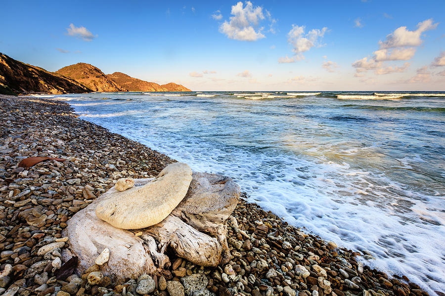 Beach scene in British Virgin Islands Photograph by Alexey Stiop