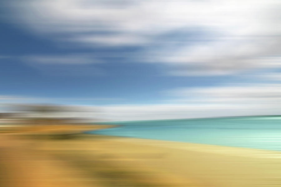 Beach Seascape Abstract Photograph by Gill Billington