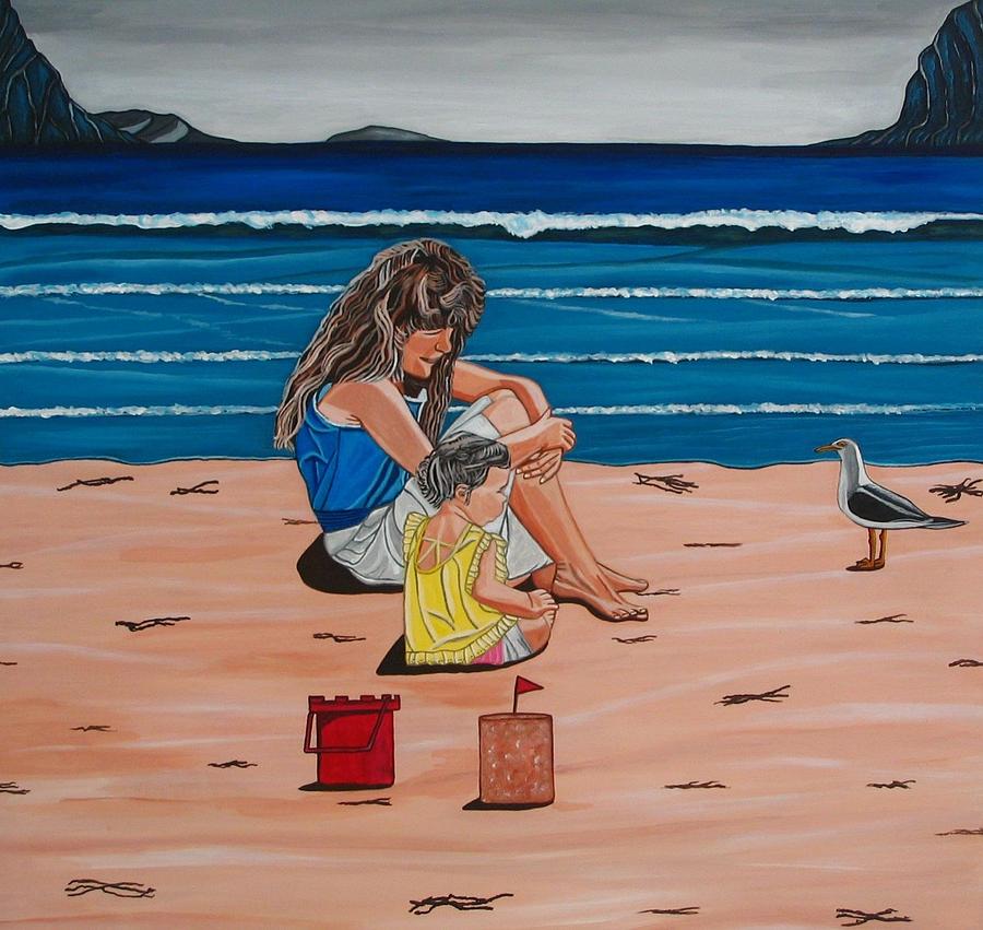 Beach Serenade  Painting by Sandra Marie Adams