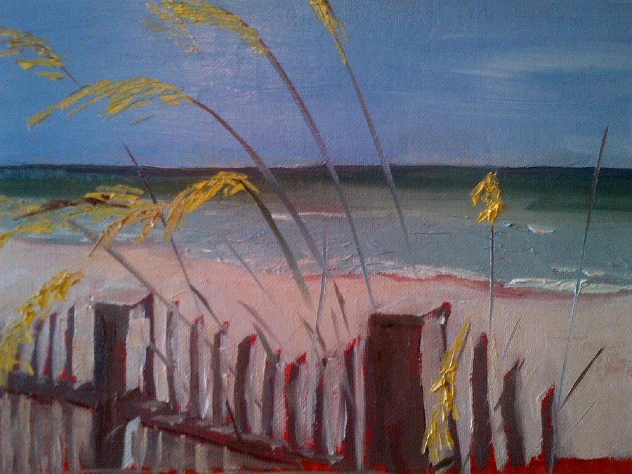 Beach Painting by Sheila Romard