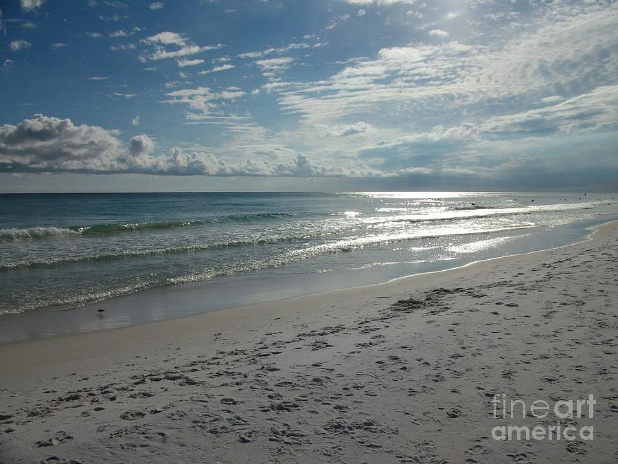 Beach Photograph - Beach Skies by Tammie J Jordan