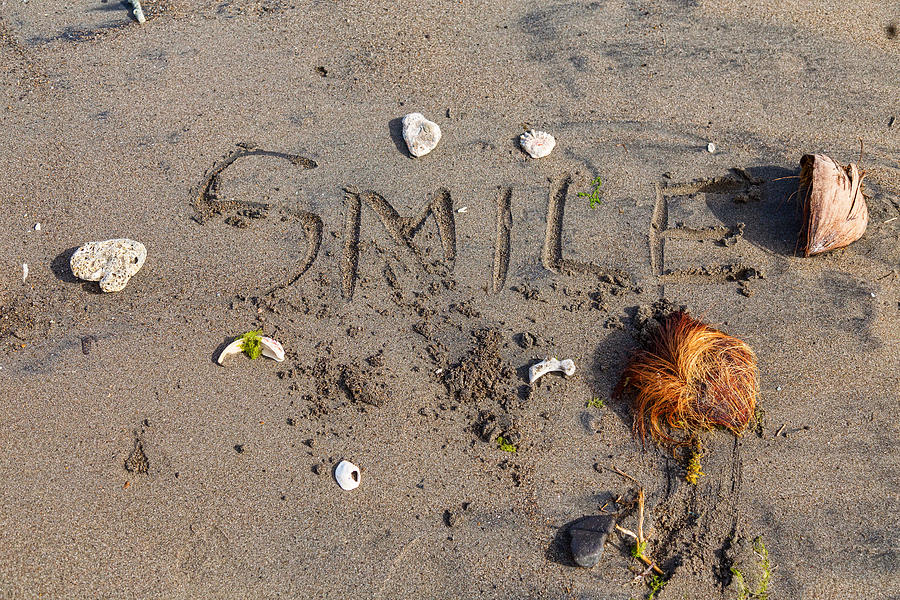 Nature Photograph - Beach Smile by James BO Insogna
