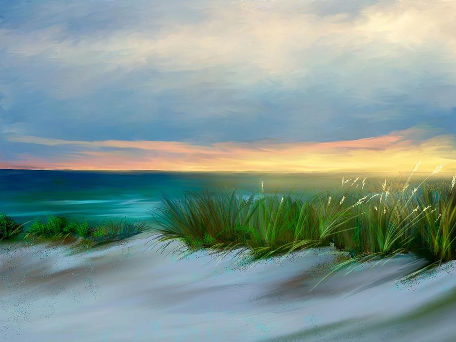 Beach Splender Digital Art by Anthony Fishburne