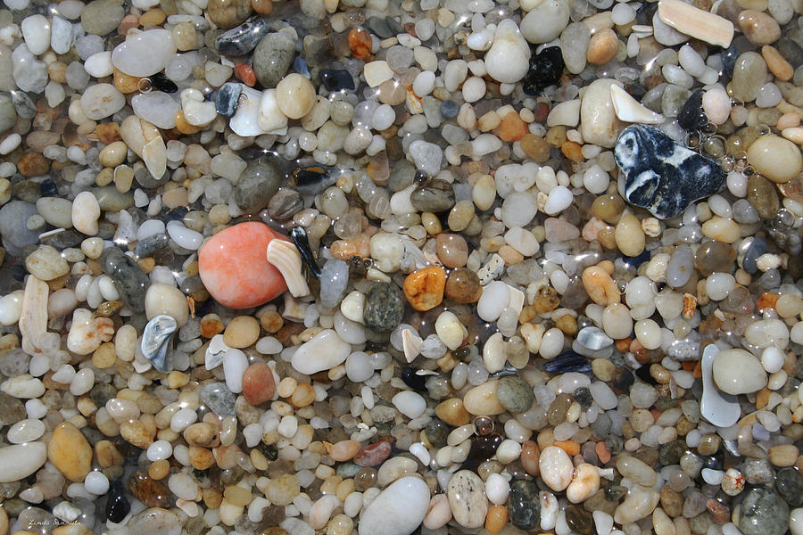 Beach Stones Photograph by Linda Sannuti