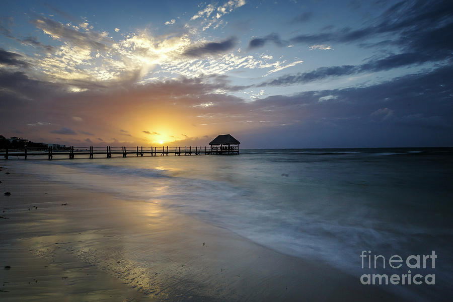 Beach Sunrise Photograph by Dennis Hedberg