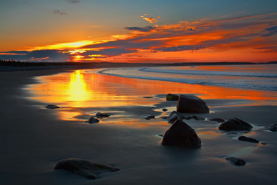 Beach Sunrise Photograph by Irwin Barrett