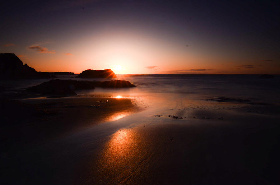 Beach sunset Photograph by Armando Nevarez - Fine Art America