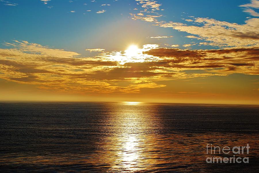 Landscape Photograph - Beach Sunset at PCH I by Huberto Ramirez