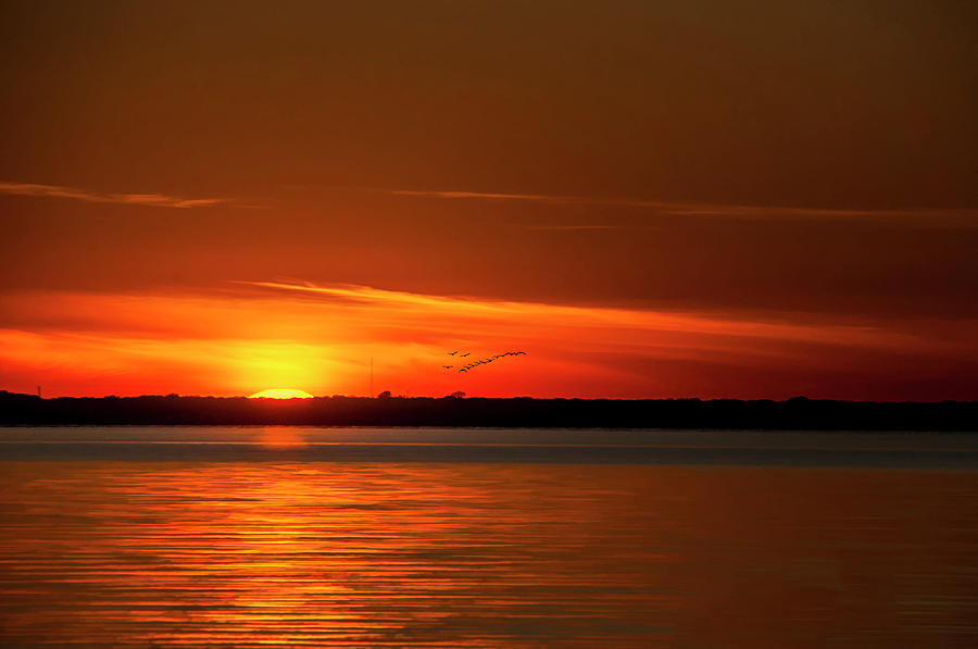 Beach Sunset Photograph by Cathy Kovarik