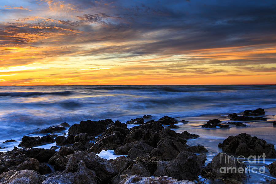 Beach Sunset Florida Photograph by Ben Graham