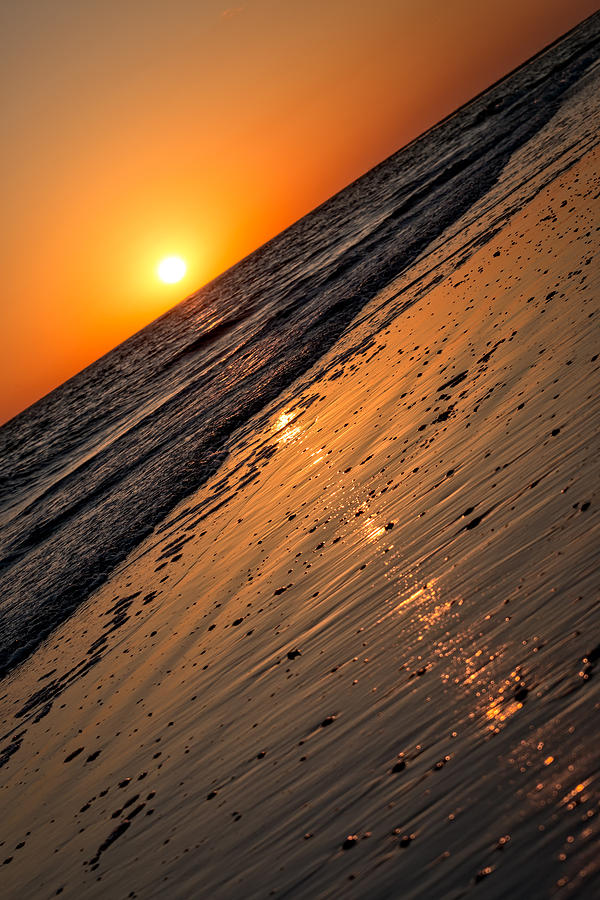 Beach Sunset Photograph by Joe Myeress