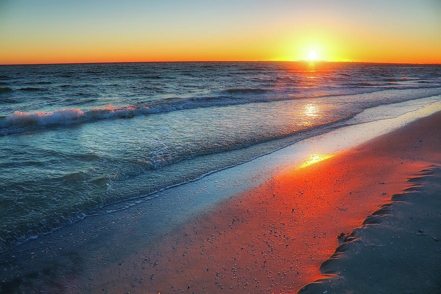 Beach Sunset Photograph by Nunweiler Photography