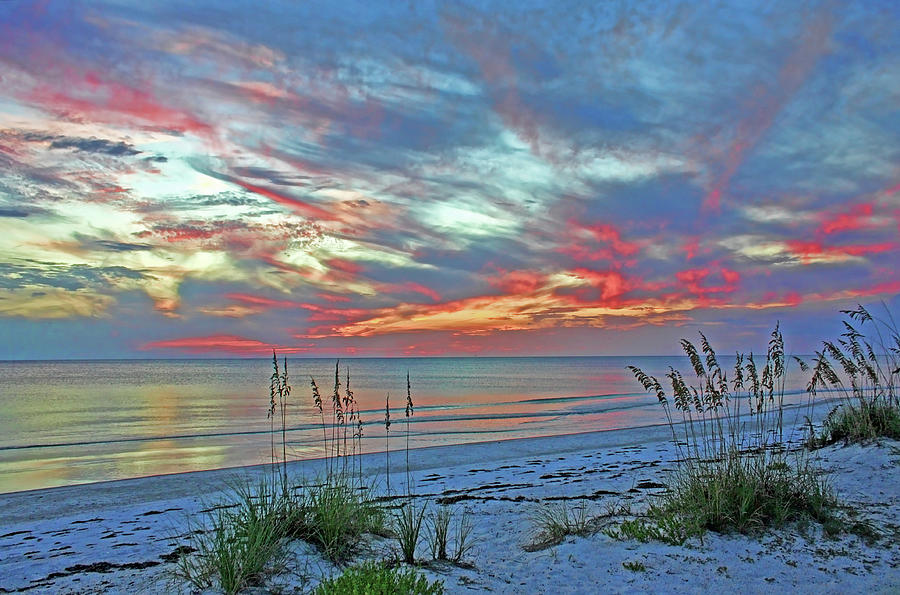 Beach Sunset On The Gulf Photograph By Hh Photography Of Florida