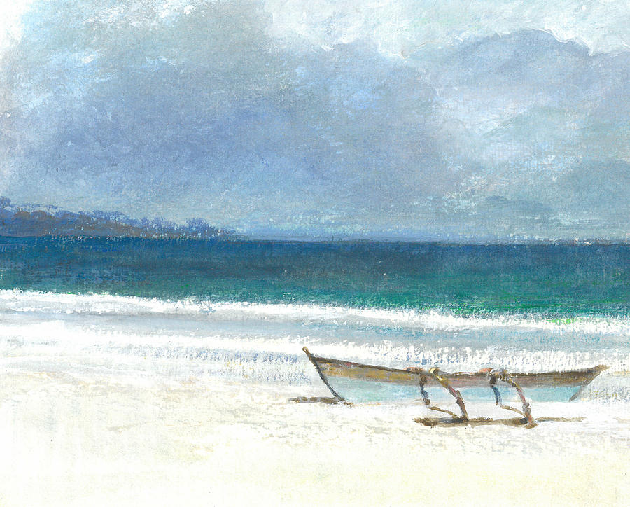 Beach Thalassa Painting by Lincoln Seligman