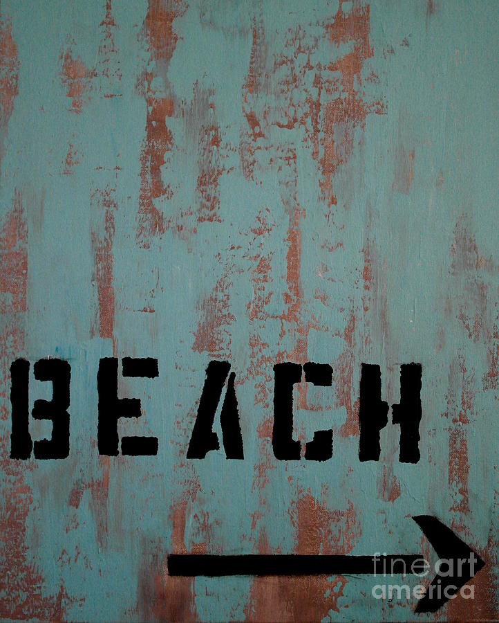 Beach This Way Painting by Catalina Walker