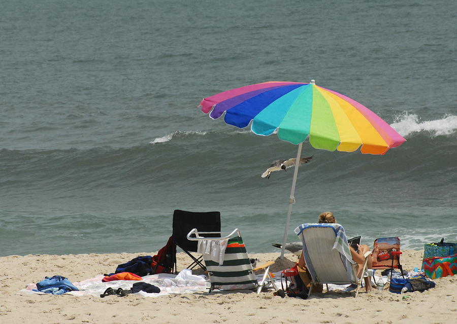 Beach Umbrella 56 Photograph by Joyce StJames