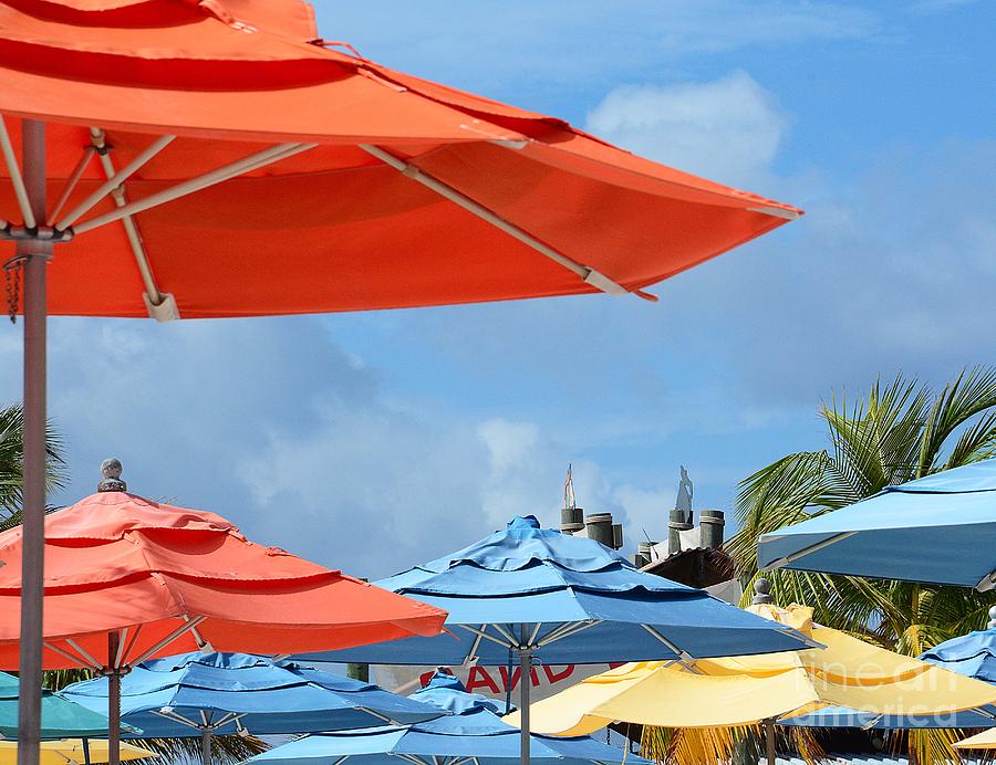 Beach Umbrellas Photograph by Cindy Manero