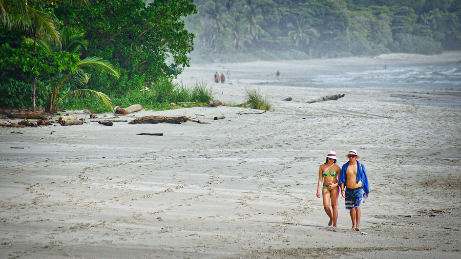 Beach Walk Photograph by Dieter Lesche | Fine Art America