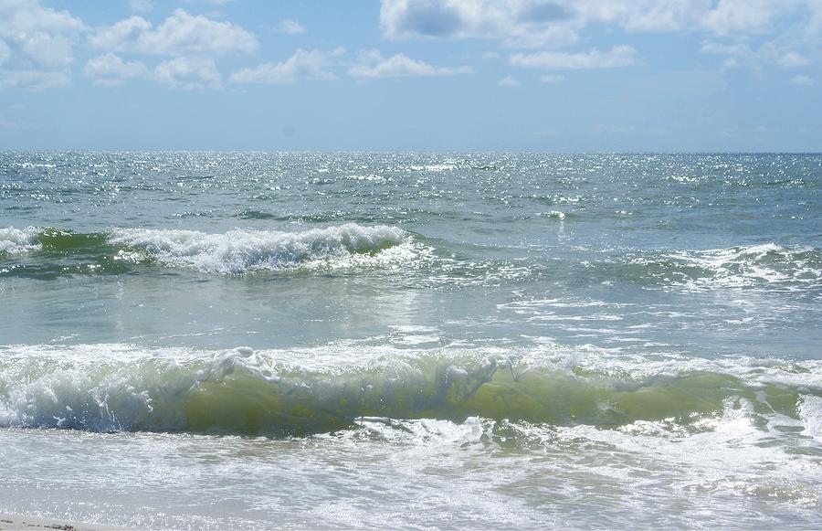 Beach Waves II Photograph by Florene Welebny