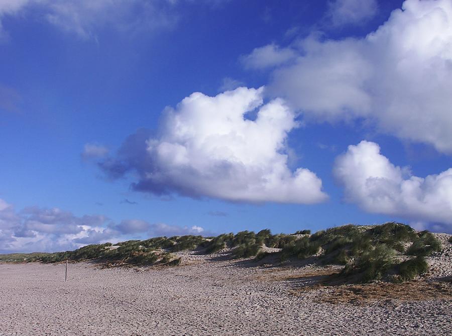 Beach Photograph - Beach With Clouds by Sascha Meyer Beach Photograph - Beach With Clouds by Sascha Meyer