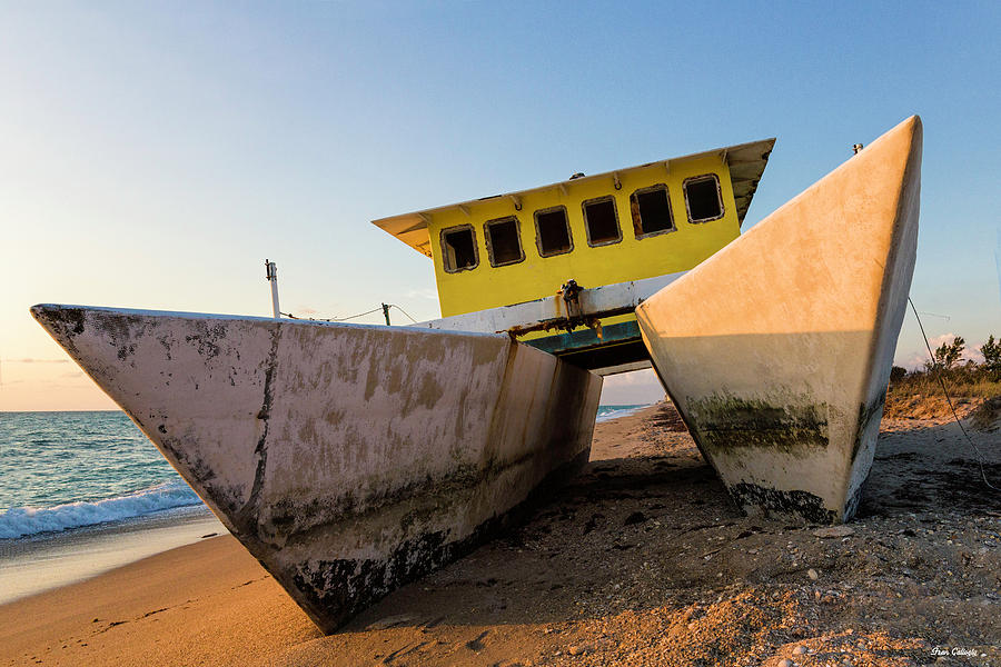 Beached Boat Photograph by Fran Gallogly