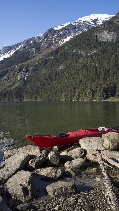 Beached Kayak in Alaska Photograph by Michele Cornelius