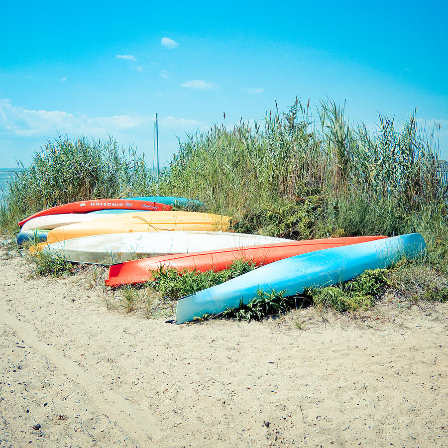 Beached Kayaks Photograph by Colleen Kammerer