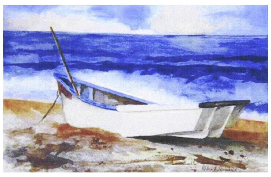Beached Painting by Mary Blumberg Beached Painting by Mary Blumberg