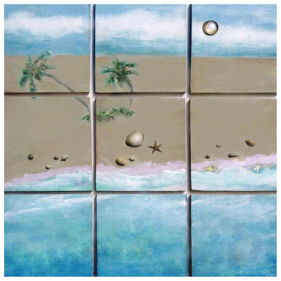 Beaches Cubed Mixed Media by Mary Ann Leitch