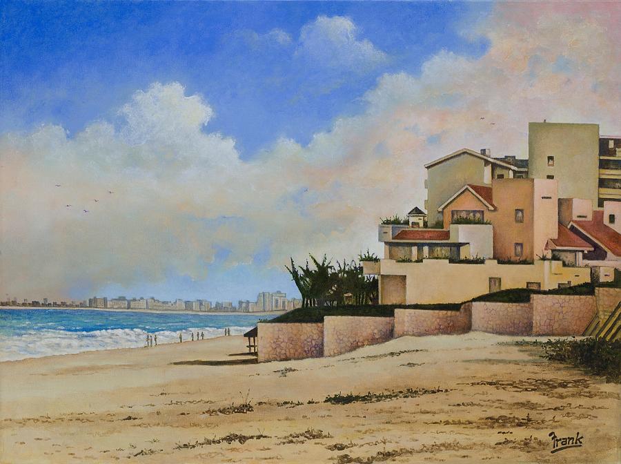 Beaches of Cancun Painting by Michael Frank