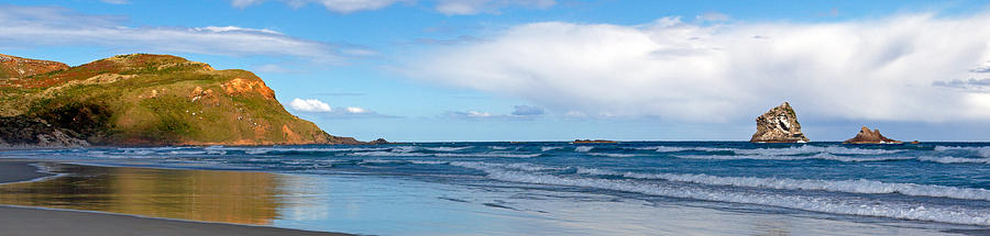 Beachfront Panorama Photograph by Nicholas Blackwell