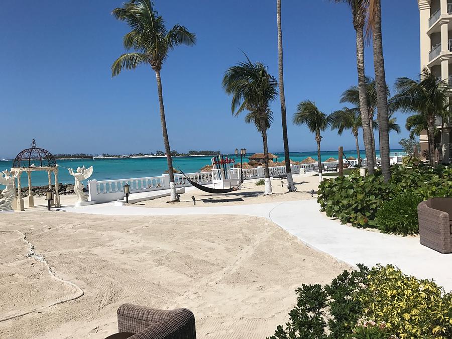 Beachfront Patio Photograph by Alex Creighton - Pixels