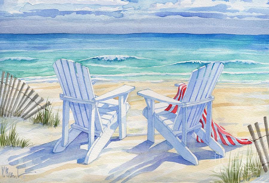 Beach Painting - Beachview by Paul Brent