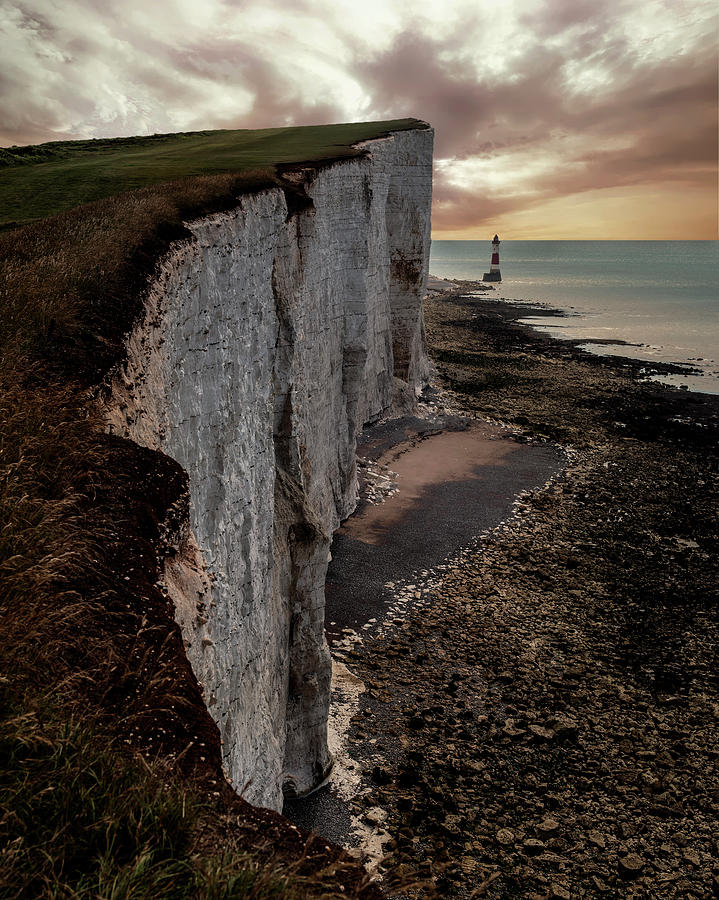 Beachy Head Cliffs Photograph by Jaroslaw Blaminsky
