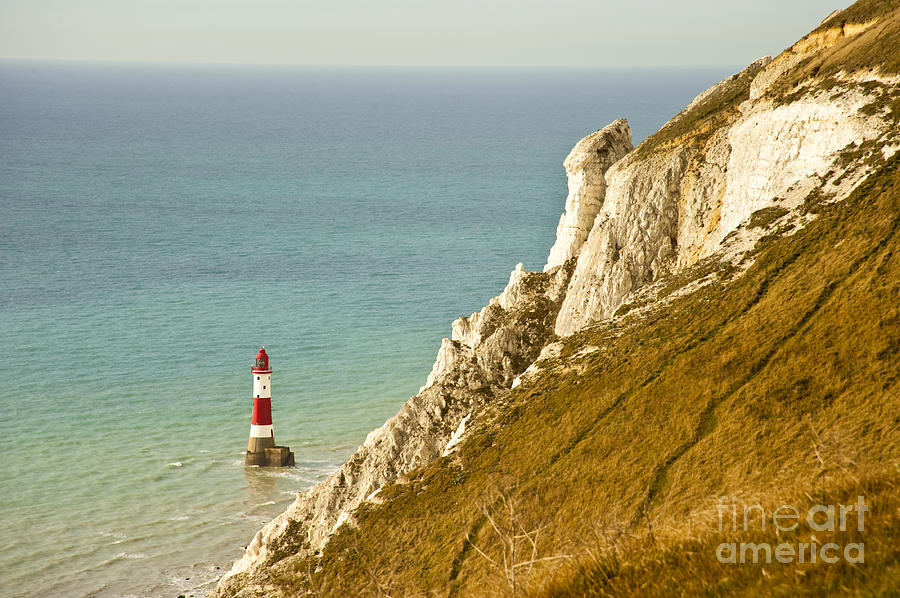 Beachy Head Lighthouse Photograph by Donald Davis