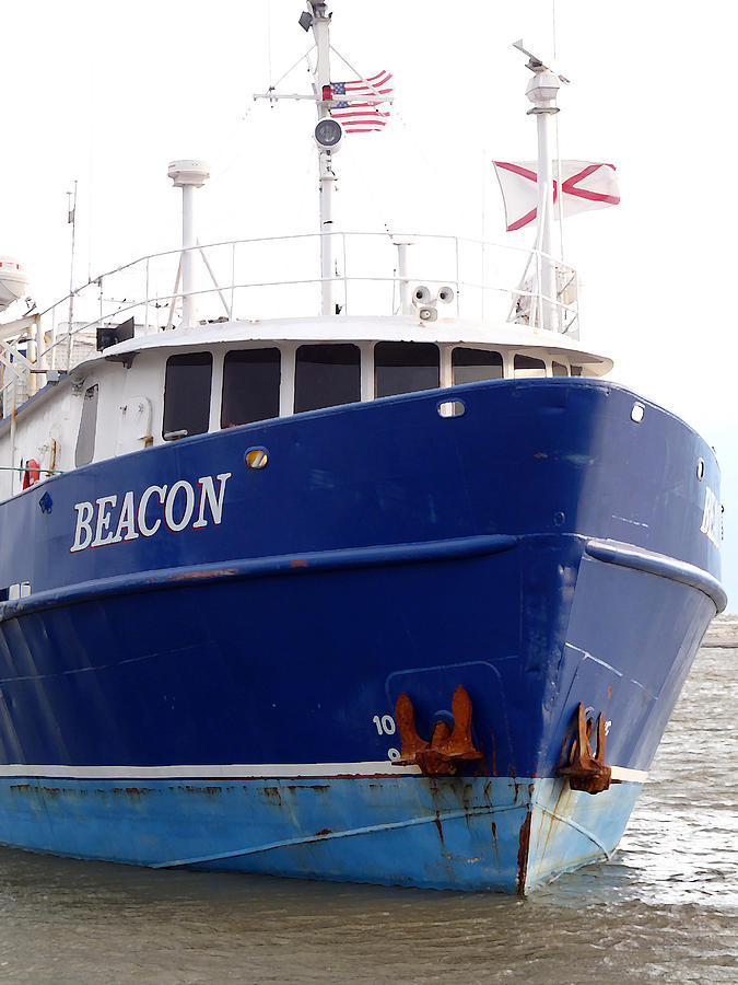 Beacon aground Photograph by David Bearden