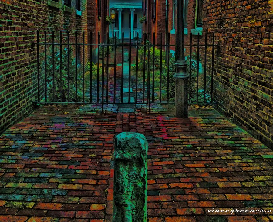 Beacon Hill Alley Digital Art by Vincent Green