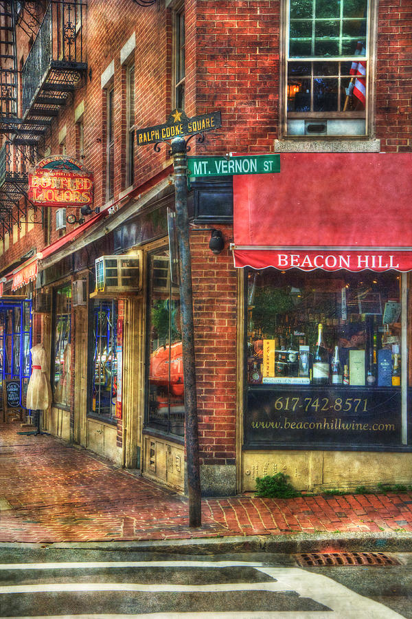 Beacon Hill - Boston Photograph by Joann Vitali