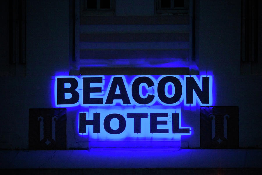 Beacon Hotel Neon Photograph by Art Block Collections