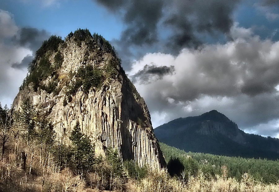 Winter Photograph - Beacon Rock by Kevin Felts