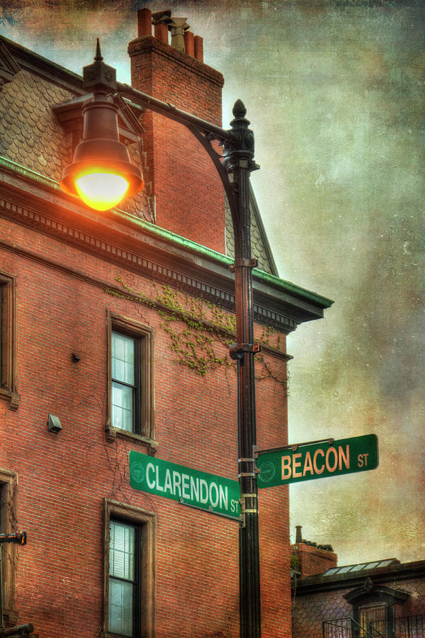 Boston Photograph - Beacon Street - Back Bay - Boston Architecture by Joann Vitali