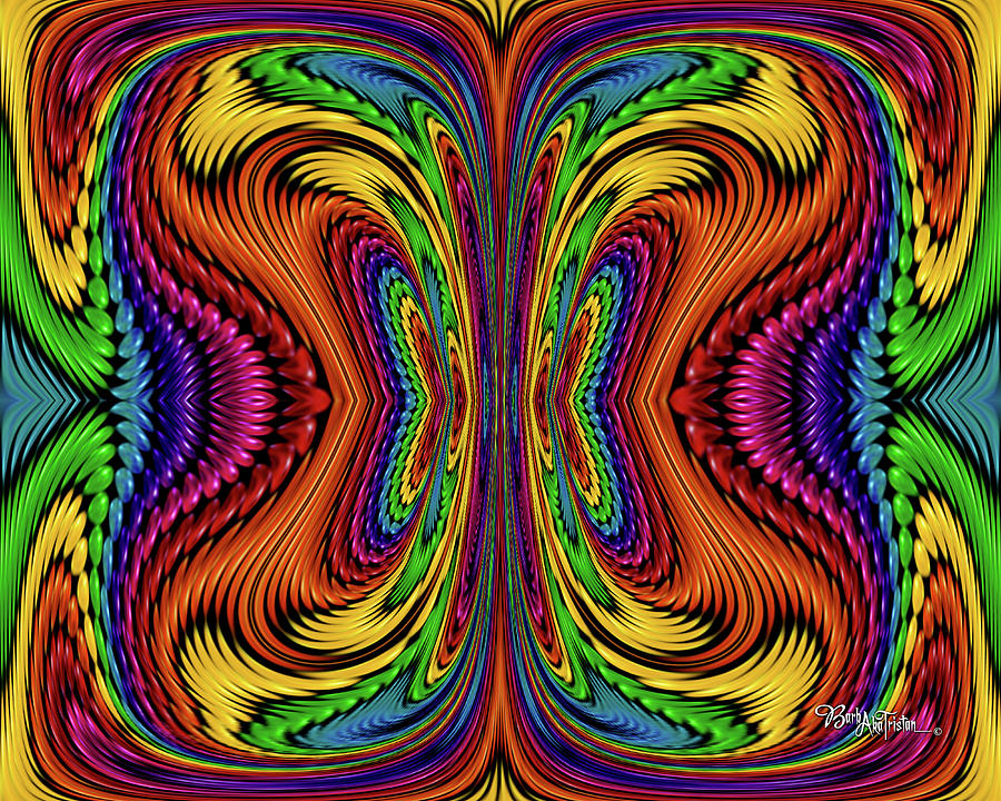 Bead Morph Color Energy #129 Digital Art by Barbara Tristan