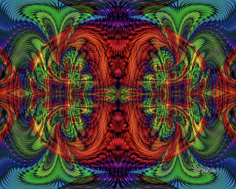 Bead Morphs Symmetry #131 Digital Art by Barbara Tristan