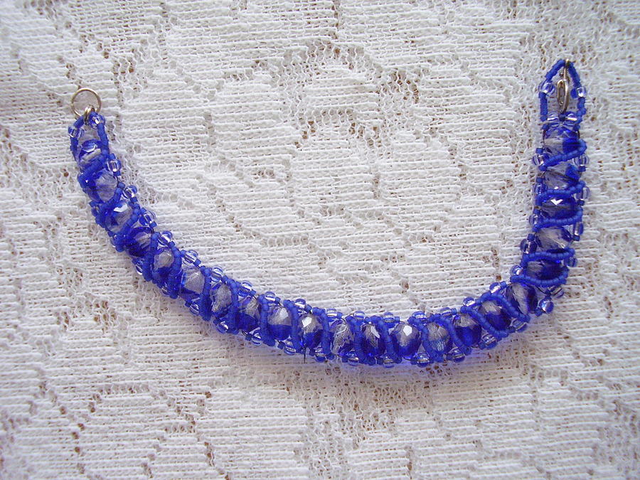 Jewelry Jewelry - Beaded Bracelet In Cobalt Blue by Yvette Pichette