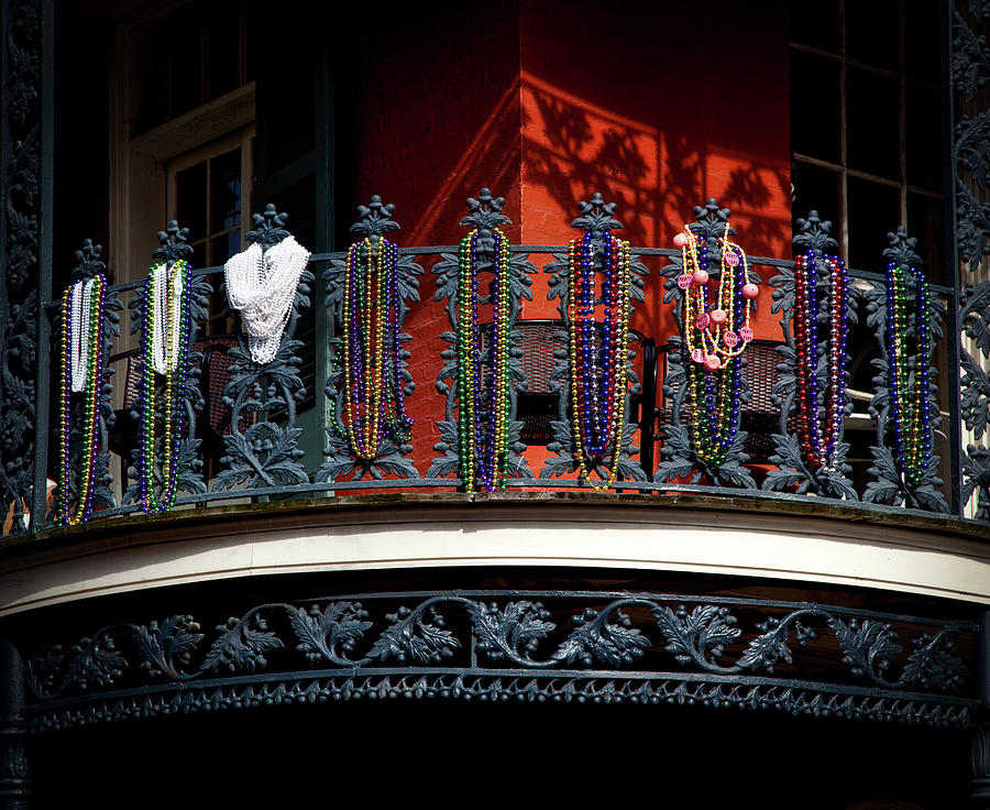 Beads In The French Quarter Photograph by Mountain Dreams