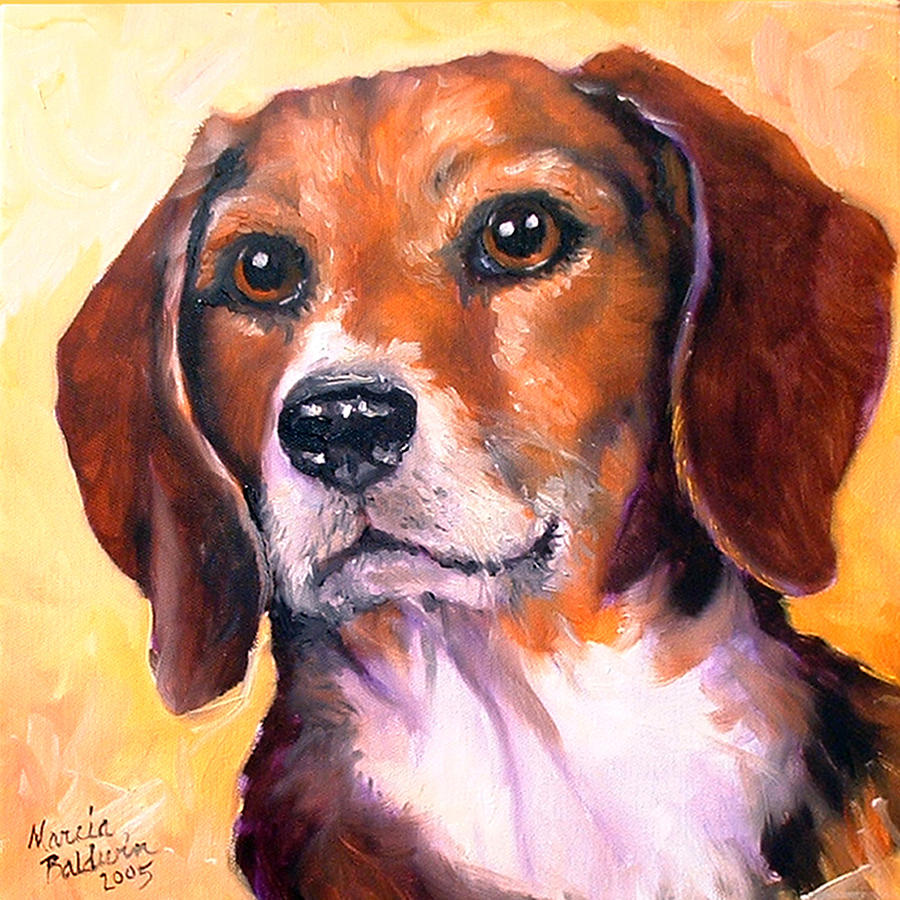 Beagle Billy Painting