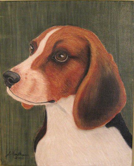 Beagle Painting by Linda Henthorn - Fine Art America