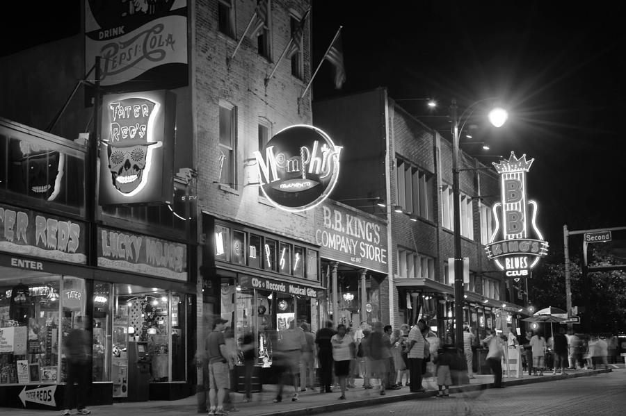 Beale Street in Black and White 54 Photograph by James C Richardson