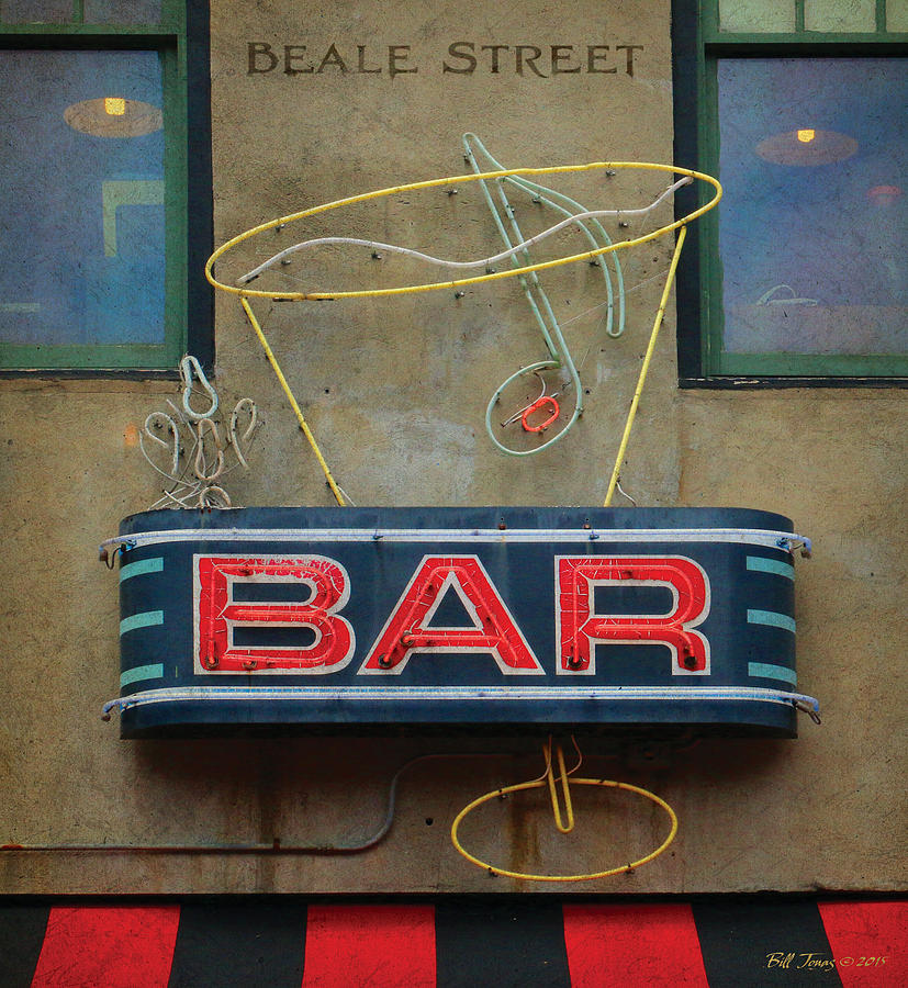 Beale Street Bar Digital Art by Bill Jonas - Pixels